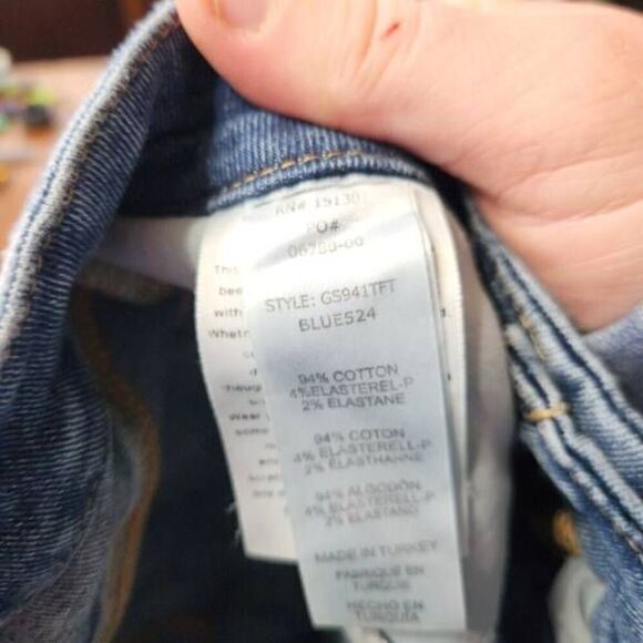 Good American GOOD LEGS STRAIGHT JEANS GS941TFT BLUE524 Size 00/24 - Picture 4 of 5